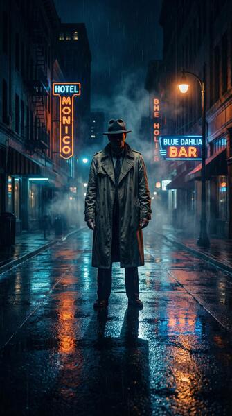 《暗夜追凶》高清悬疑视频海报